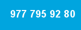977 795 92 80 977 795 92 80